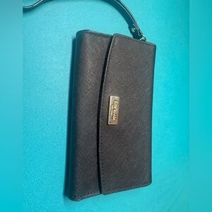 kate spade Black Leather  Wallet